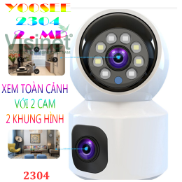 CAMERA IP WIFI YOOSEE 2 MẮT 2 KHUNG