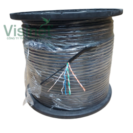 Cáp mạng Cat5E UTP 24AWG kèm cường lực – PE