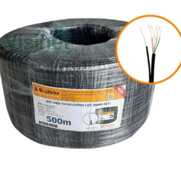 Dây điện thoại cường lực (Dạng dẹt) LS-DVH – PVC