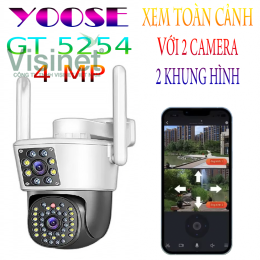 CAMERA YOOSEE GT 2 CAM 2 KHUNG HÌNH NGOÀI TRỜI
